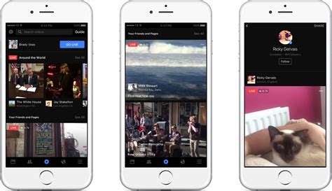 Facebook App Gaining Live Button Video Broadcasts Now More Periscope Like