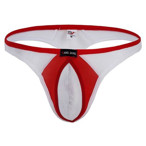 2020 New Style Sexy Thong For Men See Through Gauze Slip Underwear Low