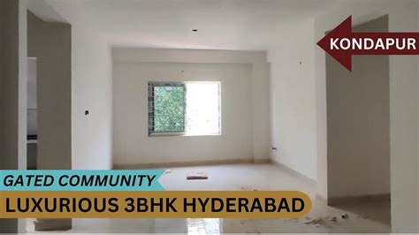 Bhk Flats For Sale In Kondapur Hyderabad Gated Community