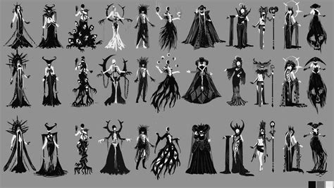 Artstation Demon Queen Ilona Mencner Game Character Design