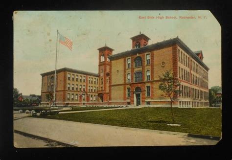 1909 East Side High School Rochester Ny Monroe Co Postcard New York Ebay