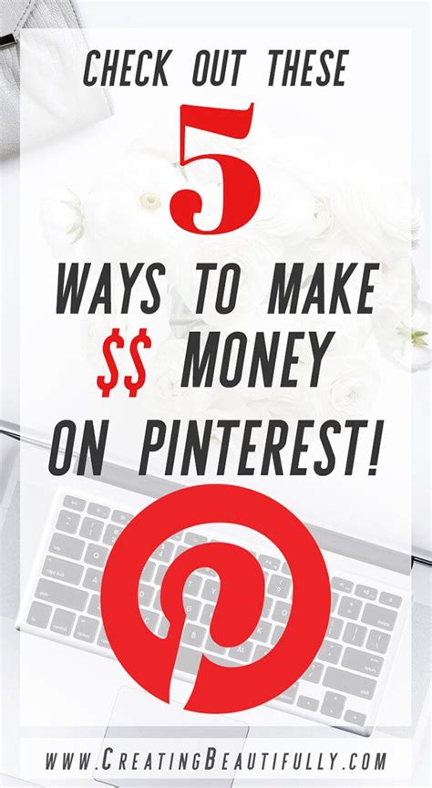 5 Ways To Make Money On Pinterest How To Make Money Pinterest For