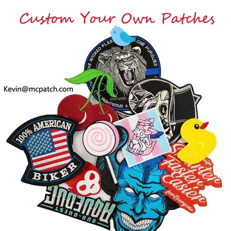 Custom Embroidery Patches Brand Name Tag Personalized Logo Design Iron