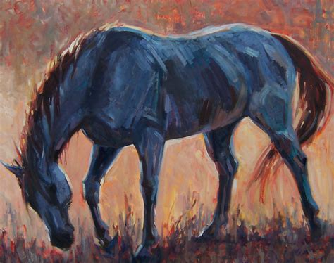 Susan Bell Fine Art Mustang Sally Original Oil Horse Painting By