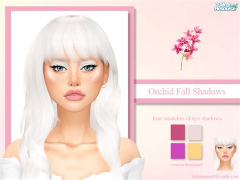 Orchid Fall Shadows By Ladysimmer94 At Tsr Sims 4 Updates
