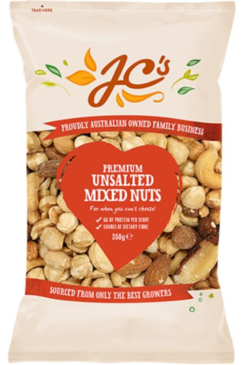 Jcs Unsalted Mixed Nuts Forestway Fresh