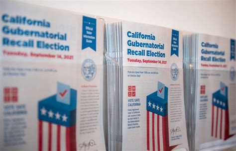 California Recall Election Ballots Are In The Mail What You Need To Know