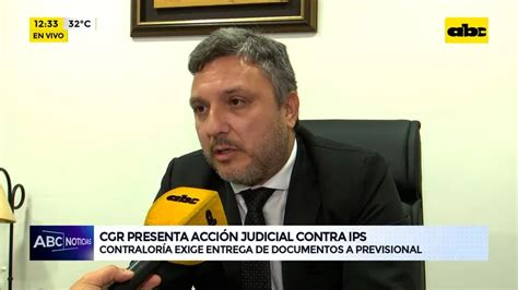 CGR presenta acción judicial contra IPS ABC Noticias ABC Color