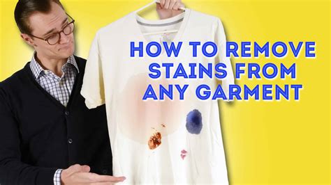 How To Remove Stains From Any Garment At Home