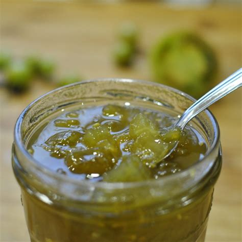 Confiture de tomates vertes