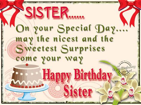 Happy Birthday Sister Quotes For Facebook Quotesgram