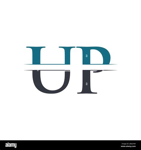 Initial Letter Up Logo Design Vector Template Up Letter Logo Design