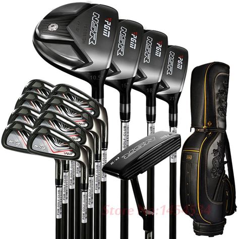 Pgm Supreme Complete Golf Club Set With Bag 13clubs Titanium For Men