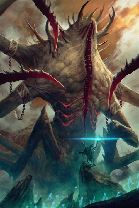 Artstation Underworld Duong Ct Creature Concept Art Mythical Creatures Art Fantasy Monster