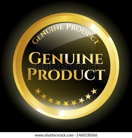 Genuine Product Icon Stock Vector Illustration 146018066 : Shutterstock