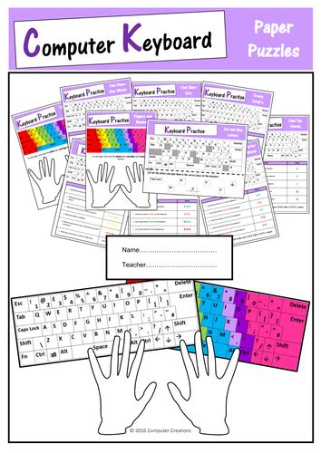 Keyboarding Paper Worksheets Booklet By Balsamgr8 Teaching Resources