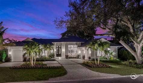 Gorgeous New Coastal Chic Estate In Pelican Bay Homes For Sale In