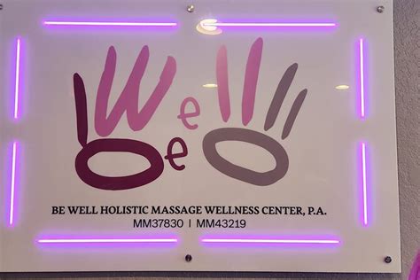 Be Well Holistic Massage Wellness Center P A Signature Massage 60 Min Marriott
