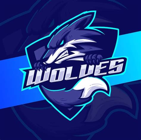 Premium Vector Angry Wolves Mascot Esport Logo Design Character For