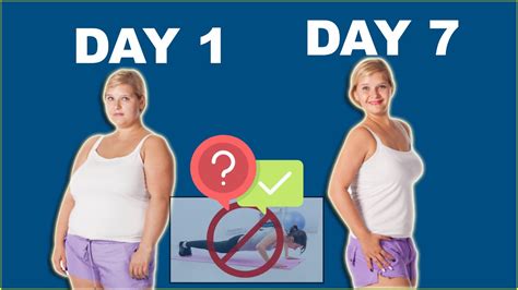 #bellyfat #fatloss #homeworkoutfull home program schedule. How To Lose Belly Fat In 1 Week At Home Without Exercise ...