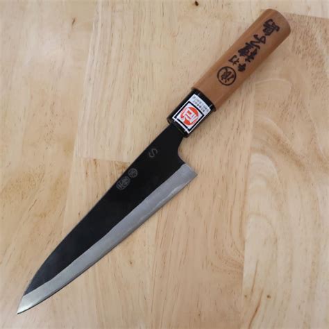 Japanese Utility Knife Ikenami Hamono White Steel 1 Stainless