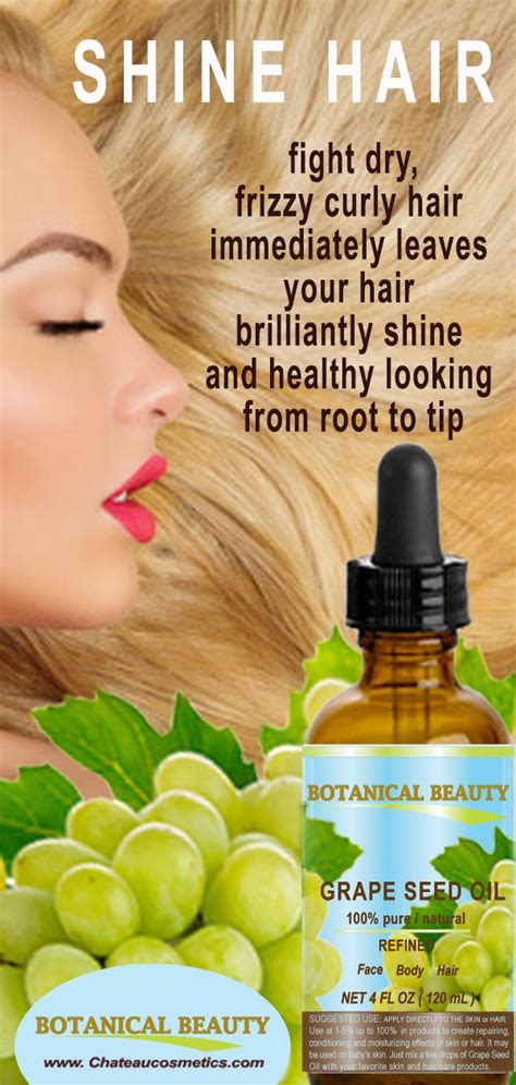 Normally, most of the people just use grapeseed oil to take care of the hair without knowing exactly what the benefits of grape seed oil for hair are. Pin on Botanical Beauty OILS