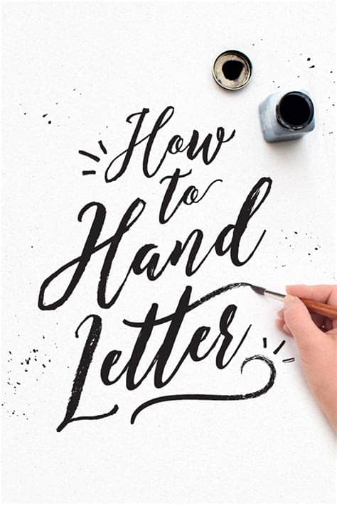 Learn to to find a default handwritten font and how to format it so it looks more like handwriting. How to Learn Lettering: 50 Free Tutorials and Pro Tips ...