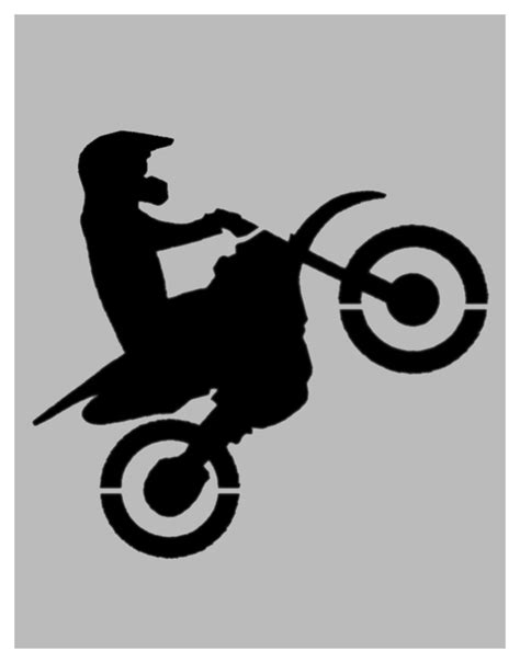 Boys Dirtbike Scrapbook Graphic Clipart