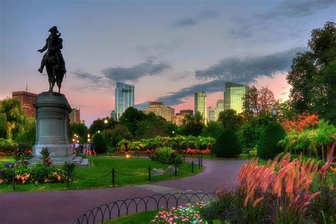 Evening In The Boston Public Garden Photograph By Joann Vitali Pixels