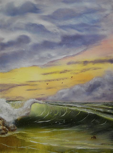 April Seascape Painting By Robert Hooper Fine Art America