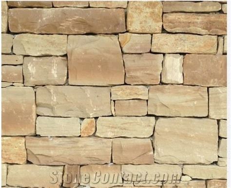Brown County Rubble Layed In A Dry Stack Patter From