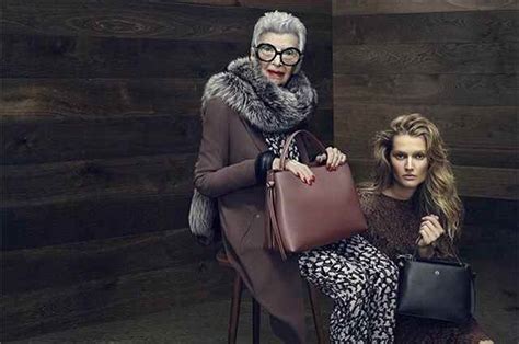 94 летняя Айрис Апфель стала лицом рекламной кампании бренда aigner