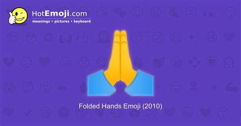 Praying Hands Emoji Meaning With Pictures From A To Z