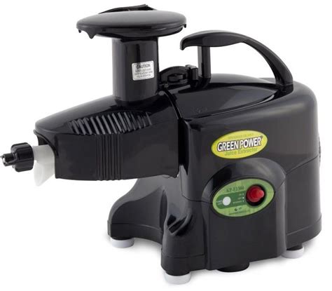 Samson Brands Green Power Juicer Twin Gear Model KPE1304 Black