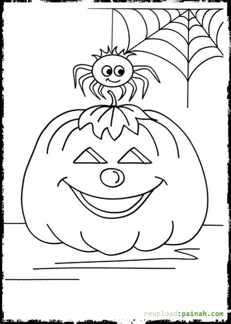 These halloween coloring pages printable are an excellent way to keep your children busy while you are. Halloween Spider Coloring Pages - Coloring Home