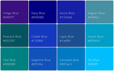 Enrich Your Color Vocabulary With These Shades Of Blue