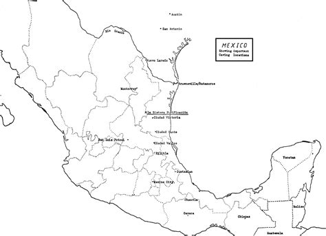 Mexico Map Coloring Page Mexico Map Royalty Free Clipart  Mexico