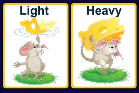Opposites For Kids Kindergarten Poems Heavy And Light
