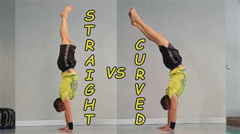 Straight Handstand Vs Curved Handstand Youtube