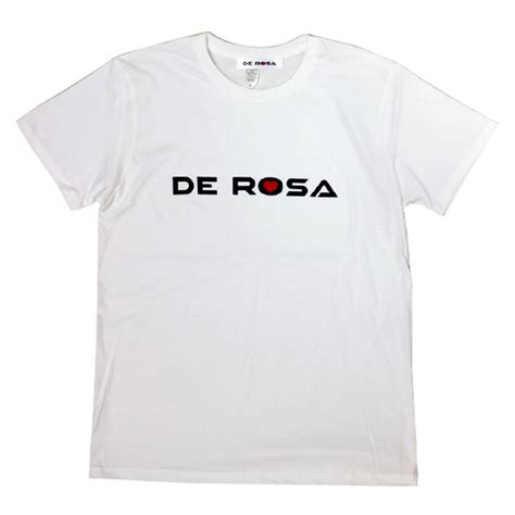 New Logo T White De Rosa Japan