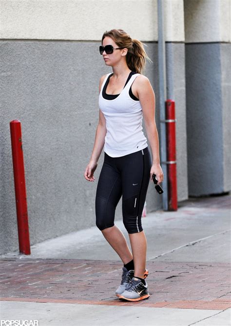 Jennifer Lawrence Left The Gym After A Workout Jennifer Lawrence