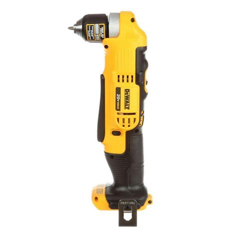 Dewalt 20 Volt Max Lithium Ion 38 In Cordless Right Angle Drill Tool