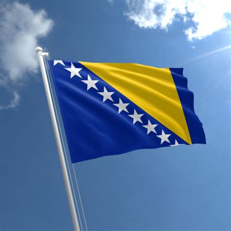 Bosnia Herzegovina Flag Buy Flag Of Bosnia The Flag Shop