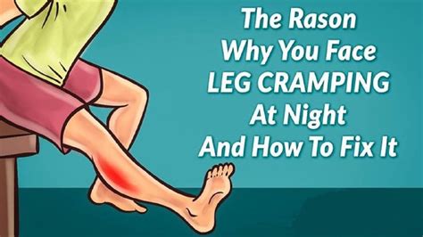 Reasons Why Your Legs Cramp Up At Night And How To Fix It Youtube