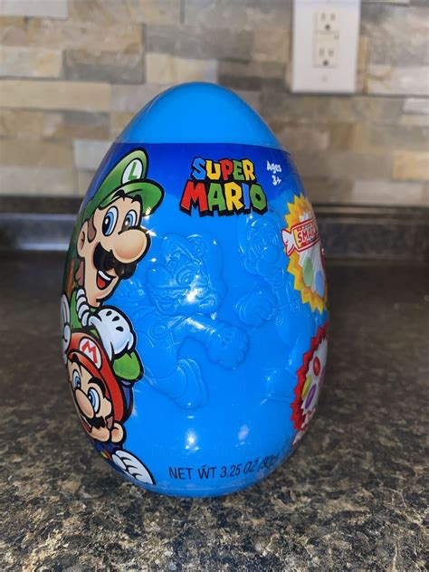 Nintendo Super Mario Bros Candy Filled Easter Egg Jelly Beanssmarties