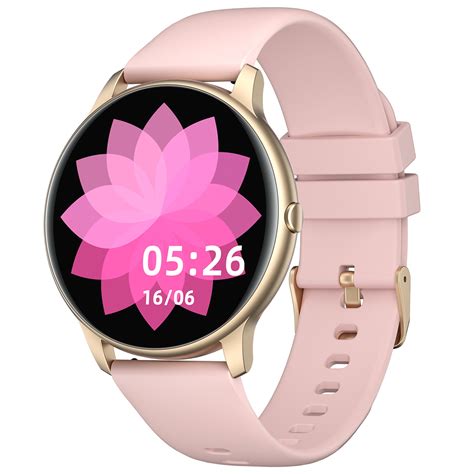 Yamay Sw022 Round Smart Watch For Android Samsung Iphone Fitness Watch