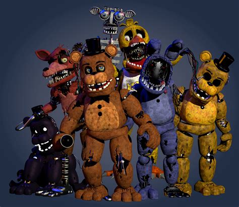 Withered Gang Rfivenightsatfreddys
