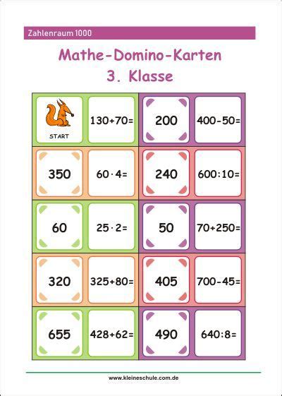 / kinderen baby's co sleeper alpaca 1000 tafel mathe ausdrucken : So macht Rechnen Spaß! Mathe-Domino-Karten - Zahlenraum 1000 - 3. Klasse | Mathematikunterricht ...