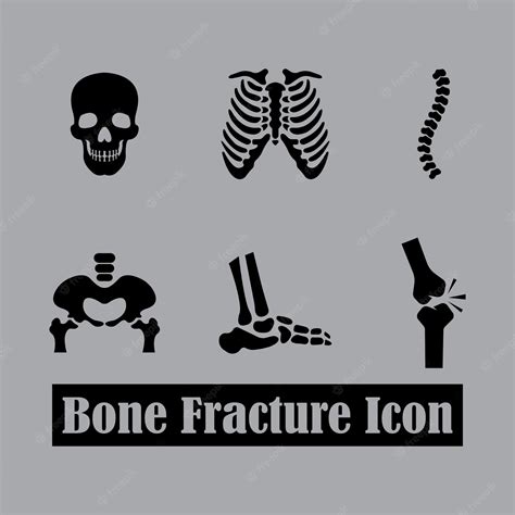 Premium Vector Bone Fracture Icon