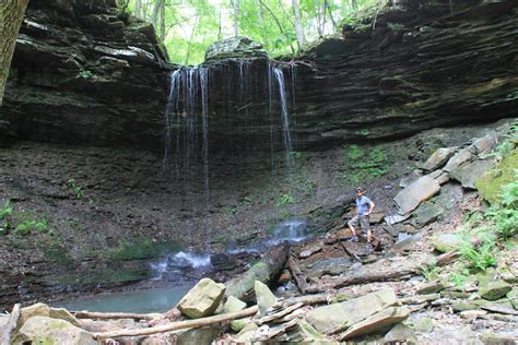 Pack Rat Falls Ozark Forest Arklahoma Hiker